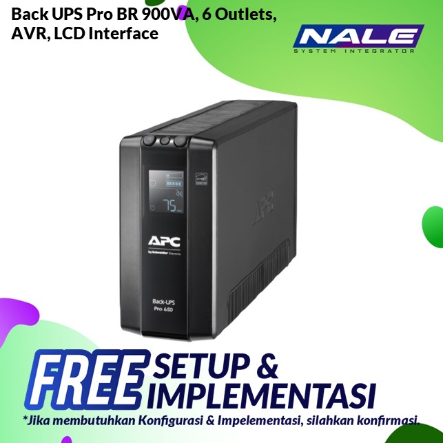 Jual APC Back UPS Pro BR 900VA 6 Outlets AVR LCD Interface BR900MI