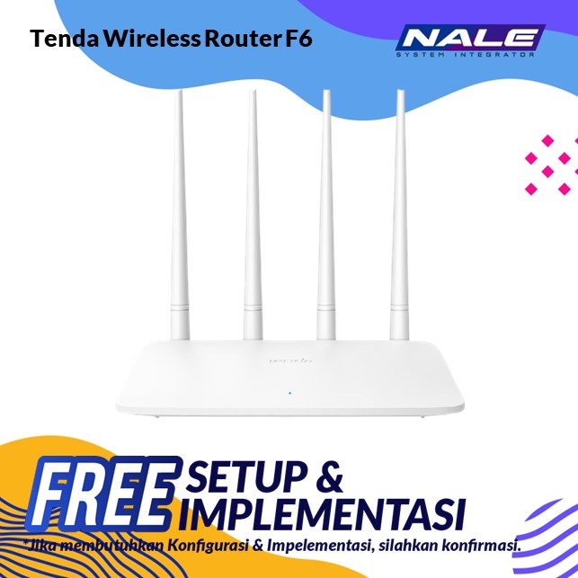 TENDA Wireless N300 Easy Setup Router (F6)