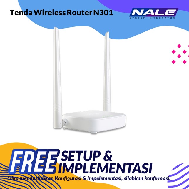 TENDA 300Mbps Easy Setup Router (N301)