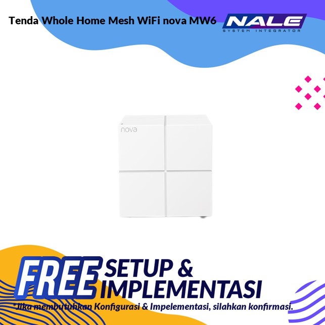 Tenda Whole Home Mesh WiFi System nova MW6 (1 Set)