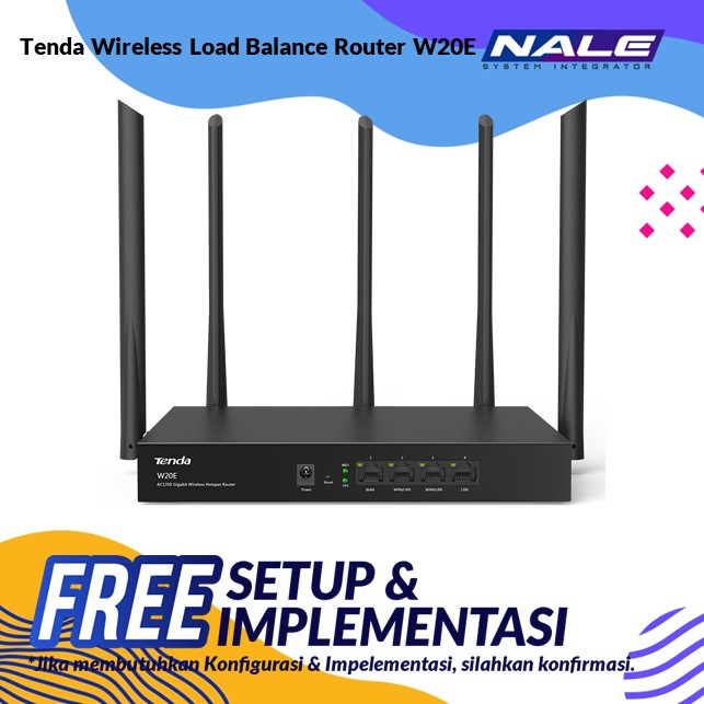 Tenda AC1350 Gigabit Wireless Load Balance Router (W20E)