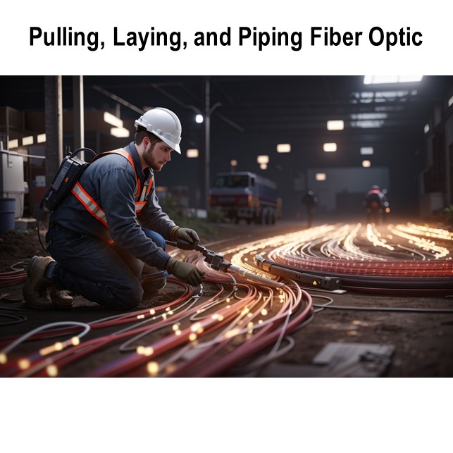 Pulling, Laying, Piping HDPE Pipe/ Clipsal