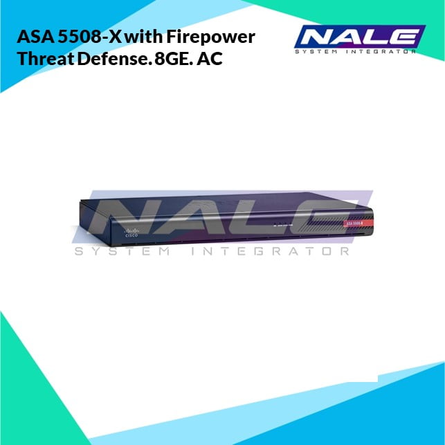 ASA 5508-X with Firepower Threat Defense. 8GE. AC (ASA5508-FTD-K9)